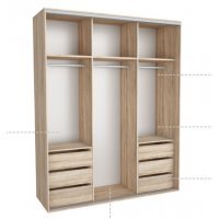 DRESSING NADIR 210 7A FRONT DAB SONOMA / MARON INCHIS